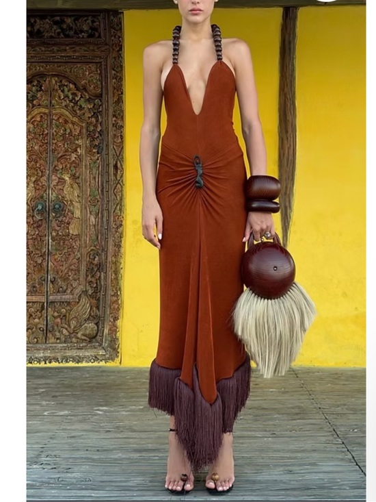 Anko Dresses & Skirts - Anko: Figurine Halter Dress- Livia's Edit